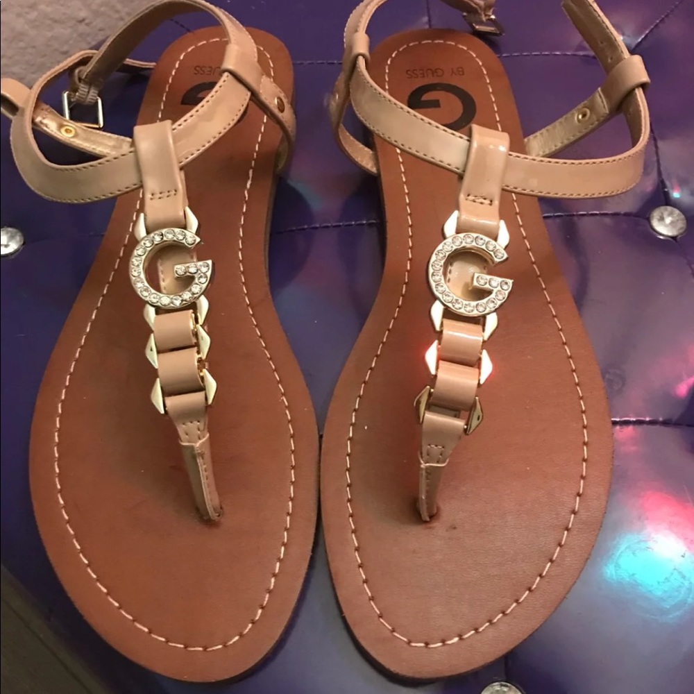 Guess nude sandals